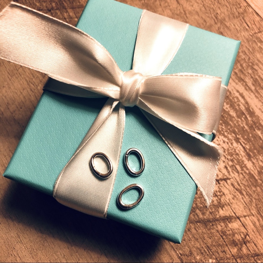 Tiffany & Co. 3 jump clasping rings for necklace or bracelet